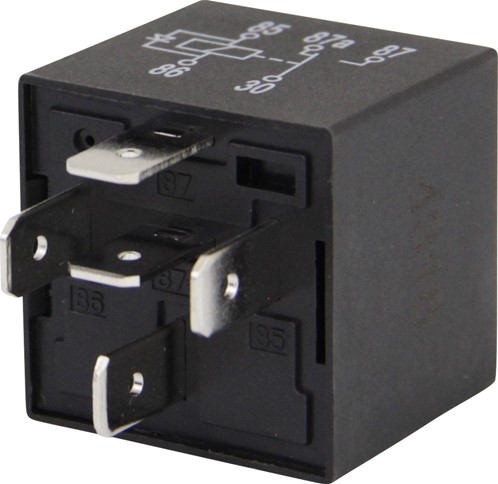 Relais 24V 10/20A wissel 5plg met ontstoordiode-2