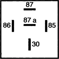 Relais 24V 10/20A wissel 5plg met ontstoordiode-3