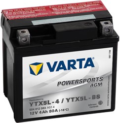 Accu Varta AGM 12V 4Ah YTX5L-BS
