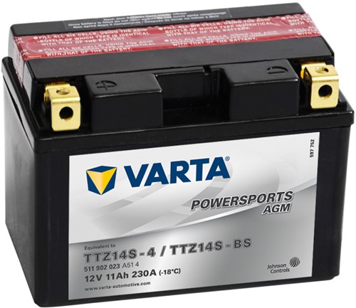 Accu Varta AGM 12V 11Ah YTZ14-BS