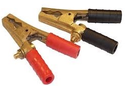 Acculaadklem rood 250A 160mm