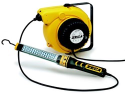 Zeca kabelhaspel met LEDlamp 24V