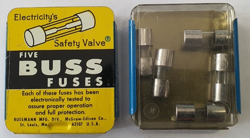 Zekering USA BUSS FUSES SFE GLAS 6.35x16mm 4A (verp.5st) 