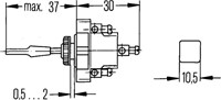 Richtingaanwijzerschakelaar 12V/5A 24V/2A-2