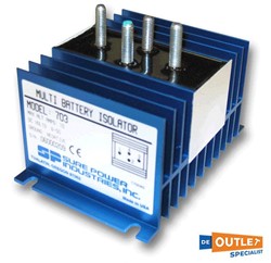 Diodescheidingsblok  SurePower 3accu's 70A met compensatie