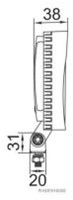 Werklamp 5 LED 10-30W 15W 1200lumen-3