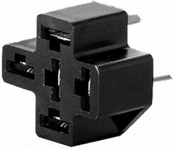 Relaisvoet mini 5pin print/soldeer