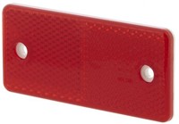 Reflector 89x40mm rood plak/schroef