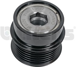 Vrijloop poelie 17x53.4x40.1 6PK LITENS Ford