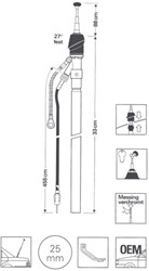 Antenne AUTA 4000F 217 tbv Audi 100