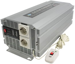 Omvormer 24VDC->220VAC 2500W gemod sinus