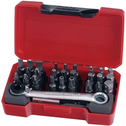 Bitset & mini-ratel 1/4" 29delig
