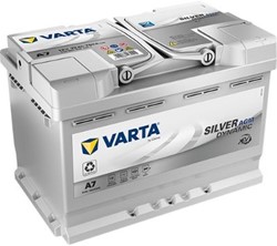 Accu Varta 12V 70Ah  StartStop AGM E39>A7