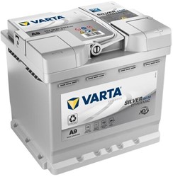 Accu Varta 12V 50Ah  StartStop AGM A9