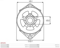 Voorschild Marelli alternator-2