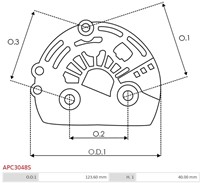 Beschermkap Valeo alternator TG-2