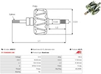 Rotor Bosch 12V 100A 93x153.1mm-2