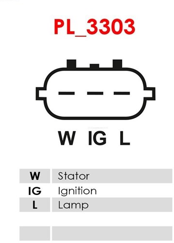 Regelaar Denso 12V L-IG-W-3