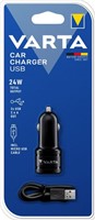 Varta auto lader aanstekerplug 2x USB 2.4A