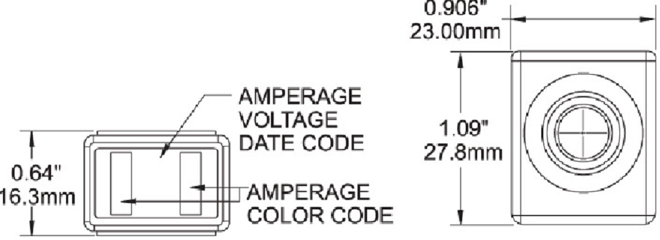 Fusible Bussmann MRBF-040 40A 58V - Protection Circuit Marine, Véhicule, Solaire - Neuf En Boîte