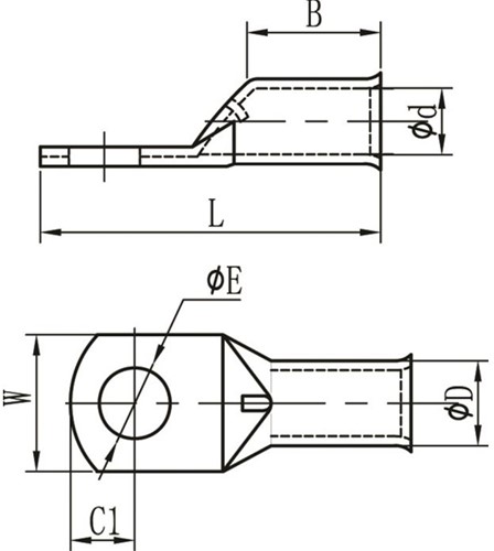 Kabeloog 50mm² M6 per stuk-2