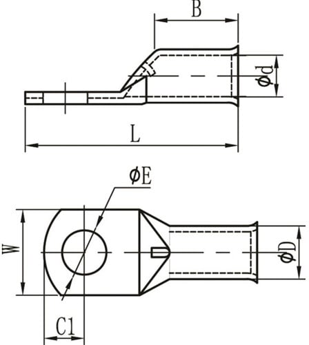Kabeloog 70mm² M6 per stuk-2