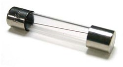 Zekering GLAS 6.35x32mm 1A traag