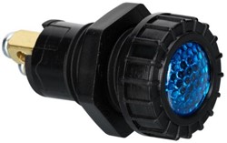 Controlelamp 17mm blauw