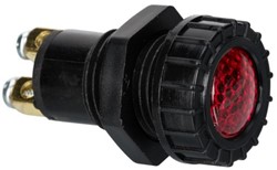 Controlelamp 17mm rood