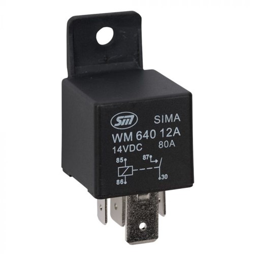 Relais 12V 80A maak met lip dikke pennen