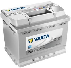 Accu Varta 12V 61Ah Silver Dynamic D21 242x175x175