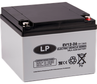 Accu 12V 26Ah T12 166x178x125 EV Batt.