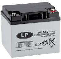 Accu 12V 50Ah T6 198x166x169 EV Batt.