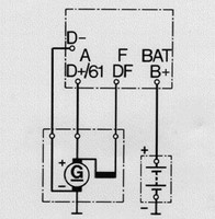 Regelaar Bosch 14V 16A -3