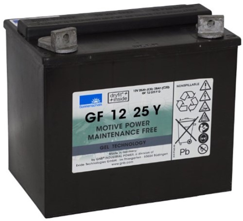 Accu 12V 28Ah GEL Sonnenschein 1978x132x180mm