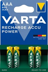 Duracell batterij AAA oplaadbaar 800mAh blister 4st