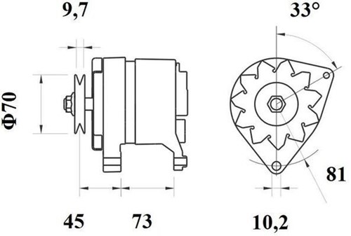 Alternator 12V 65A Fiat-2