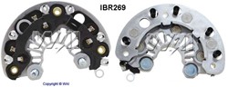 Diodebrug Bosch 120A 130mm M8 +W