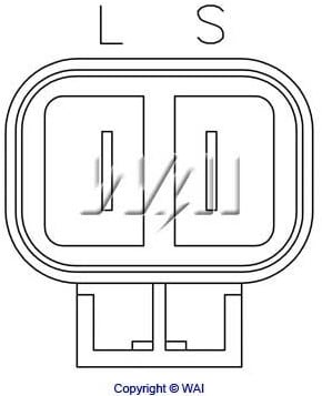 Regelaar 12V Mitsubishi Nissan Mazda Ford -2