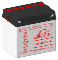 Accu 12V 30A LEOCH-BIKE 184x130x170