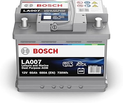 Accu Bosch LA007 Dual Purpose AGM 60Ah 680A(EN)