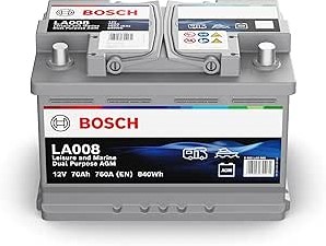 Accu Bosch LA008 Dual Purpose AGM 70Ah 760A(EN)