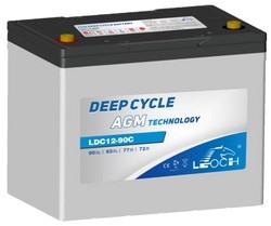 Accu 12V 90Ah (C20) AGM DeepCycle T6 260x169x208