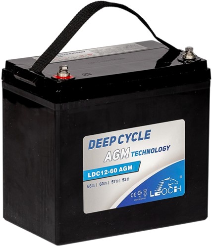 Accu 12V 68Ah (C20) AGM Deep-Cycle T6-M6 229x138x217