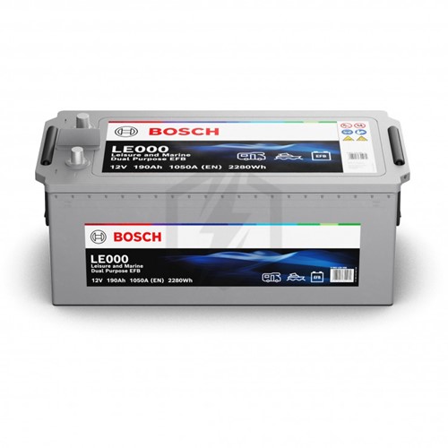 Accu Bosch LE000 Dual Purpose EFB 190Ah 1050A(EN)