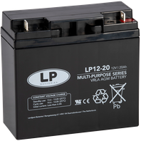 Accu 12V 20Ah VRLA 181.5x77x167.5