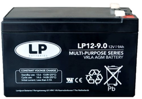 Accu 12V 9Ah VRLA 151x65x99.5