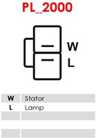 Alternator 12V 100A 6PK Hitachi Opel (met pomp)-3