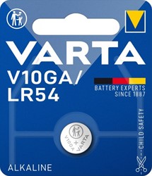 Varta knoopcel Alkaline 1.5V 3x12mm V10GA