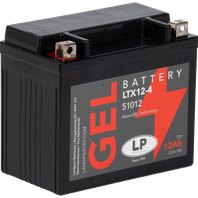 Motorfiets accu 12V 12Ah GEL 150x87x130 +L